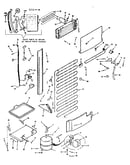 Refrigerator unit parts