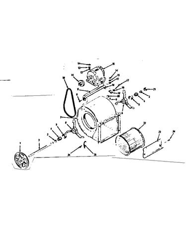H-q blower assembly