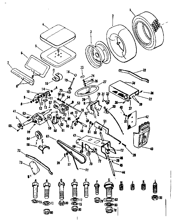 SEAT AND DRIVE ASSEMBLY