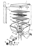 Grill and burner section