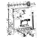 Kenmore 158923 presser bar and shuttle assembly diagram