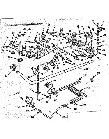 Burner section
