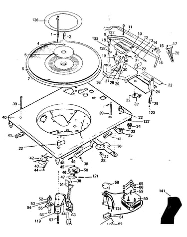 Changer exploded view