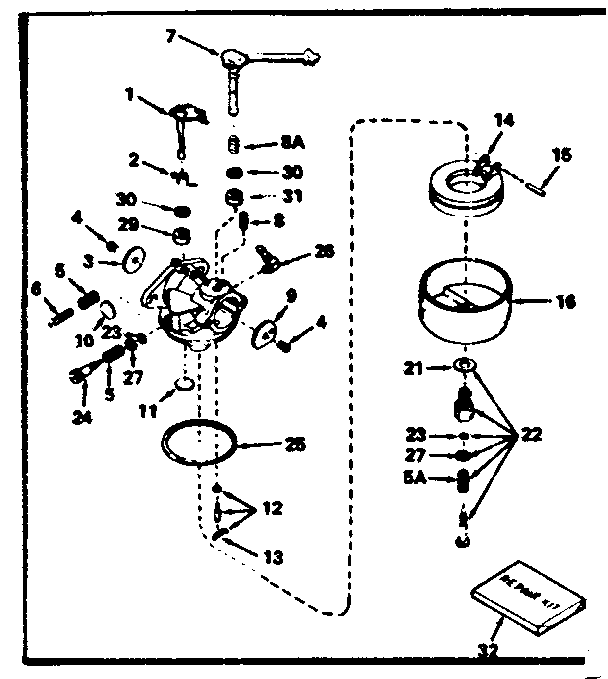 CARBURETOR NO. 631070A