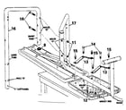Lifestyler 15665-MEGATEC incline assembly diagram