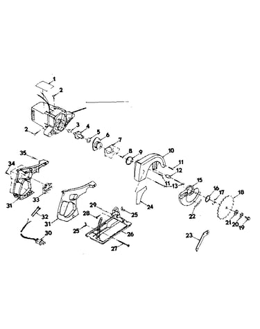 Base and blade assembly
