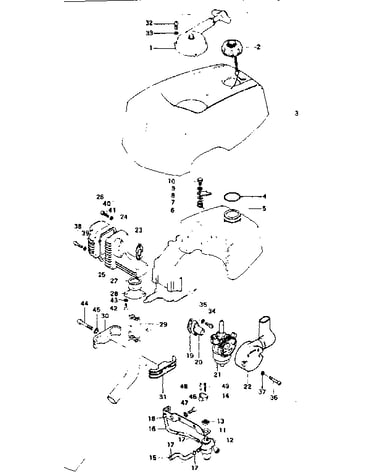 Engine cover & muffler