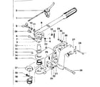 Craftsman 298585130 handle & bracket diagram