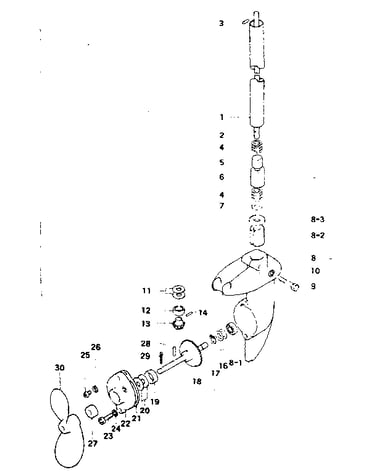 Drive shaft pipe & gear case