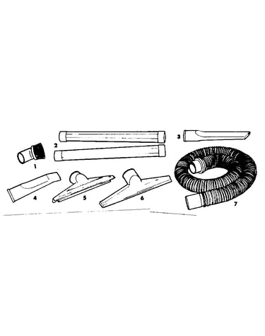 2-1/2" diameter plastic accessories