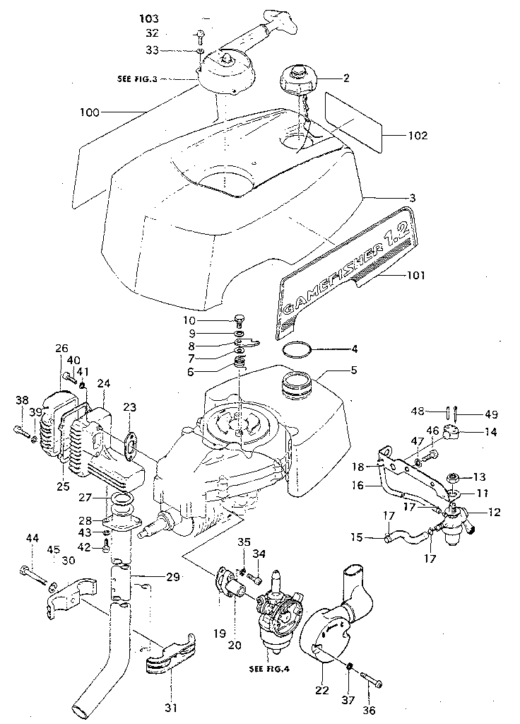 Engine cover & muffler
