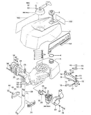 Engine cover & muffler