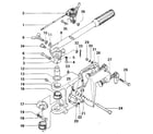 Craftsman 298586130 handle & bracket diagram