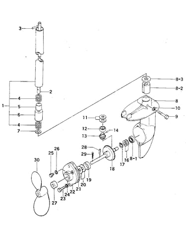 Drive shaftpipe and gear case