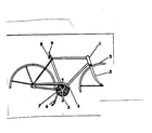 Sears 502473890 frame assembly diagram