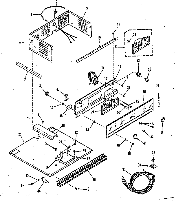 Control panel section