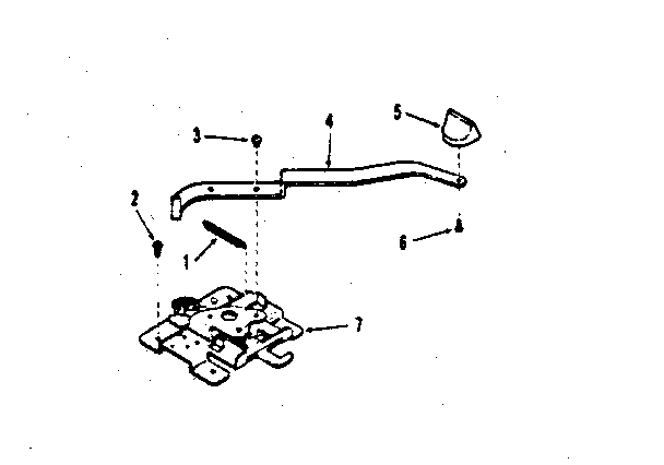 OVEN DOOR LOCK SECTION