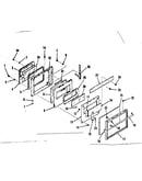 Oven door section