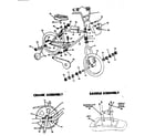 Sears 512875130 crank & saddle assembly diagram