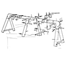 Sears 70172057-0 frame assembly no. 132 diagram