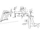 Sears 70172095-0 a frame assembly diagram
