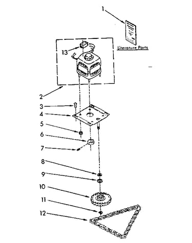 Motor and drive parts