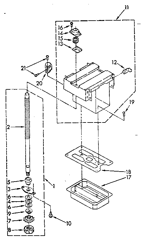 Powerscrew and ram parts
