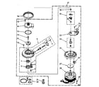 Kenmore 6651696580 pump and motor parts diagram
