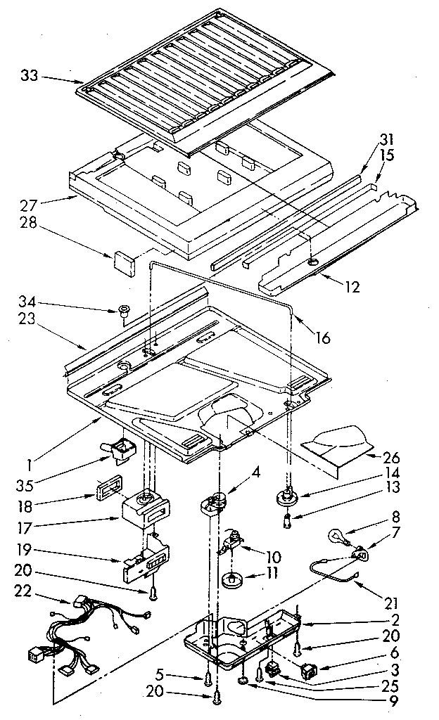 Compartment separator and control
