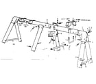 Sears 70172041-1 frame assembly diagram