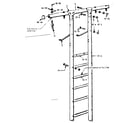 Sears 70172069-1 ladder assembly diagram