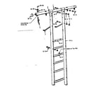 Sears 70172073-1 ladder assembly diagram