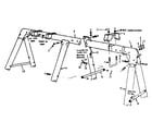 Sears 70172075-9 a-frame assembly diagram