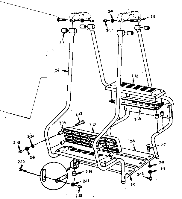Lawn swing assembly