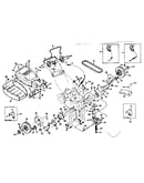 Engine and wheel assembly