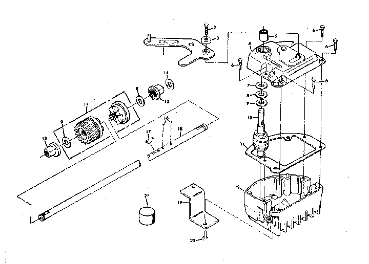 Gear case assembly 83630