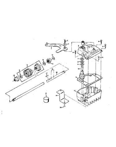 Gear case assembly 83630