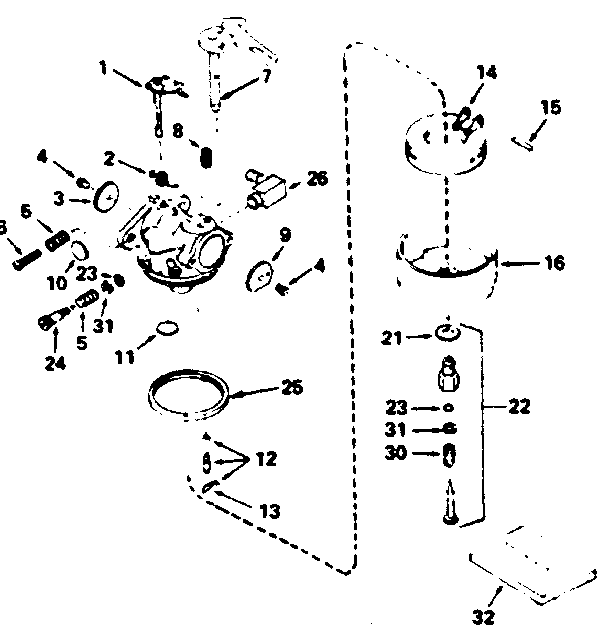 CARBURETOR 632107