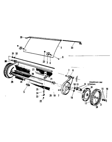 Sweeper unit assembly