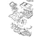 Craftsman 502255712 chassis & hood diagram