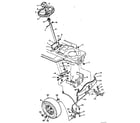 Craftsman 502255712 steering system diagram