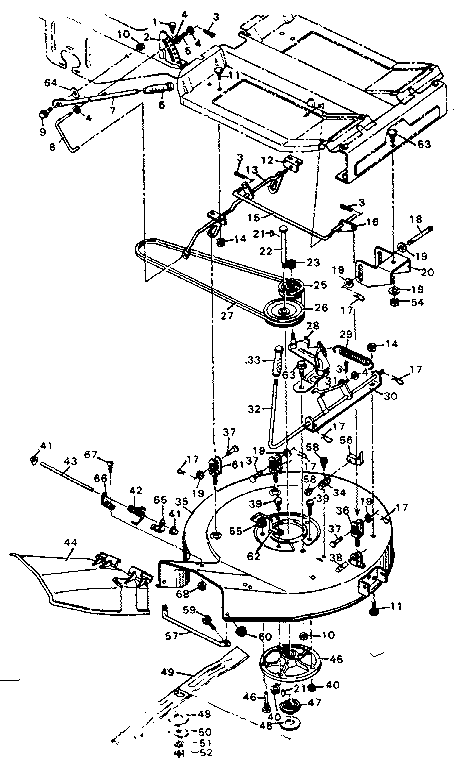 MOWER HOUSING