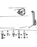 Mower lift bracket and lift link replacement kit