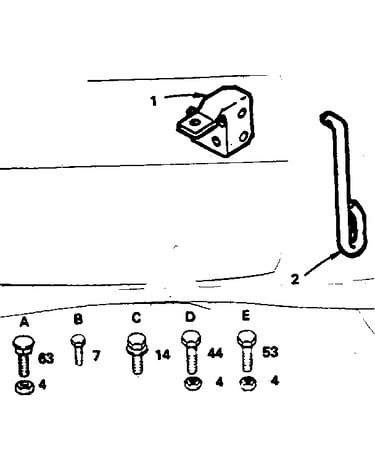 Mower lift bracket and lift link replacement kit