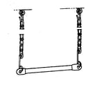 Sears 70172077-9 trapeze bar assembly diagram