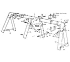 Sears 70172097-0 a-frame assembly diagram