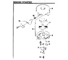 Tecumseh H30-35377R rewind starter diagram