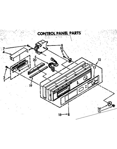 Control panel parts