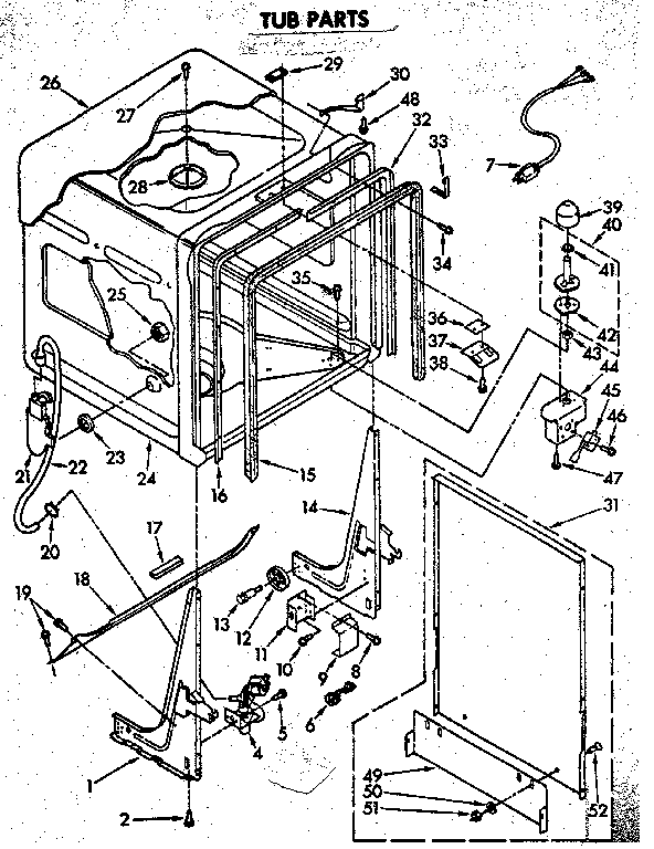Tub parts