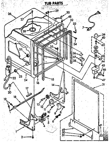 Tub parts